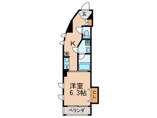 コートサイド山王の物件間取画像